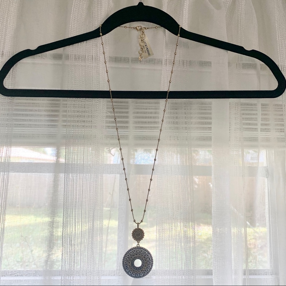Silver/Gold Pendant Necklace